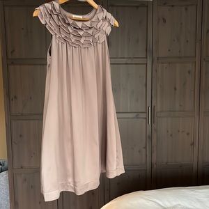 Shift mini dress with pockets